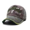 Adjustable Distressed Faded Cap Cow Head Pattern Sunscreen Hats  For Man Women Outdoor Sports
