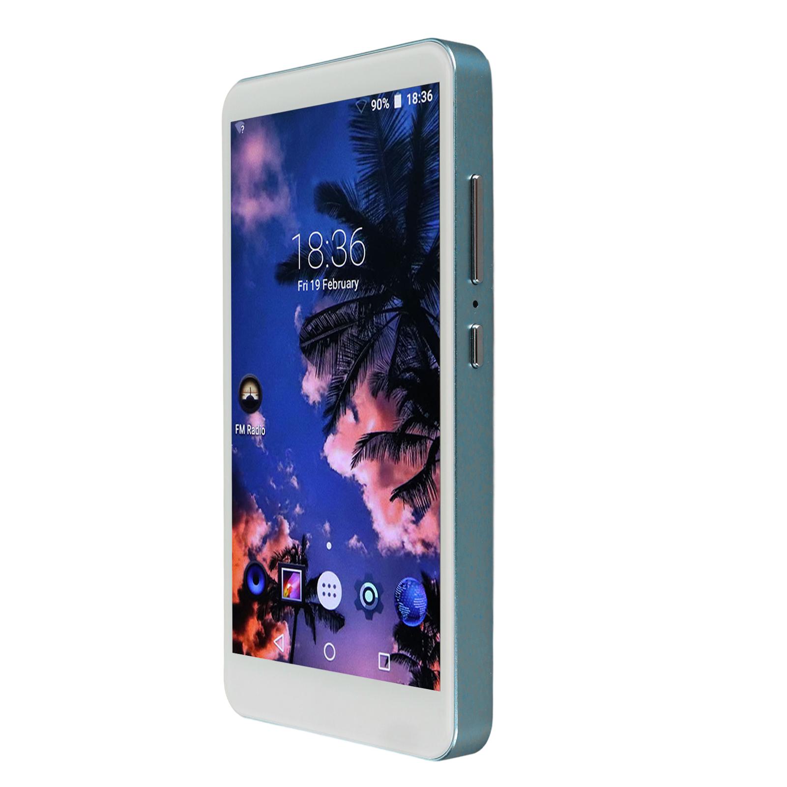 

5,0-дюймовый MP4-плеер с сенсорным экраном высокой четкости, шумоподавлением, портативный MP4-плеер с Bluetooth5.0 синий