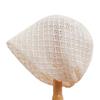 Spring and summer new hollow crochet hat women's light and breathable knitted stacking hat daily versatile face hat