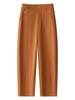 Women's Khaki High-End Drapey Casual Harem Pants - Summer 2025 Collection Thin Suit Carrot Style