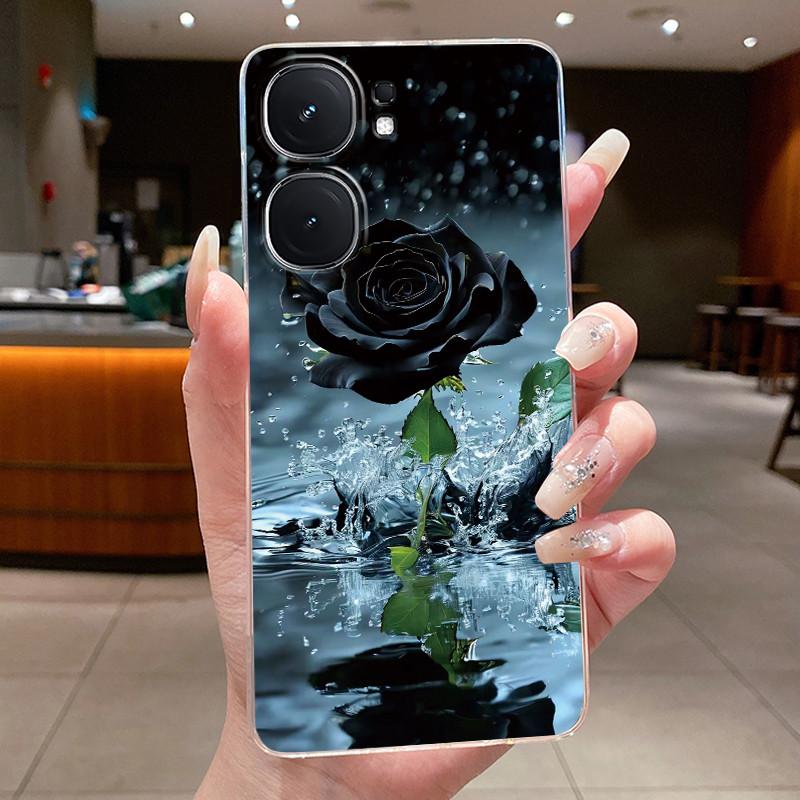 Casing For Vivo iQOO Neo9 Neo9s Pro+ Neo 9 9s Pro Plus 5G Luxury Dragon Cute Cool Boys Girls Transparent Phone Case Back Cover