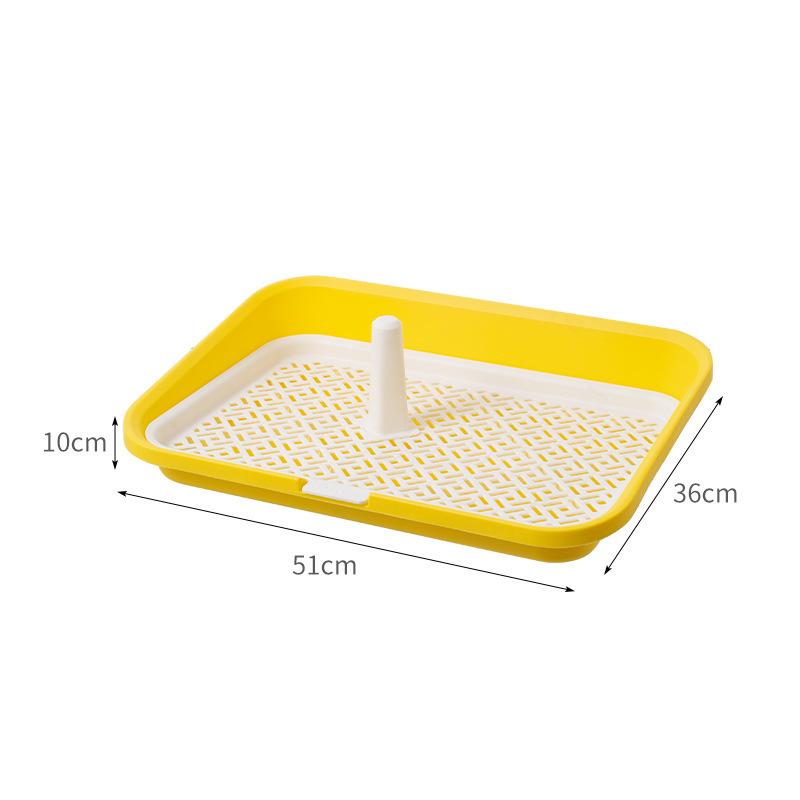 Dog toilet with column anti-stepping dog toilet Small dog Bi Xiong fixed-point anti-urine dog toilet dog toilet