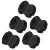 5Pcs Chainring Bolts Lightweight RustProof Easily Install Disc Screw Chainwheel for Mountain Bike Road Bicycle(Black )