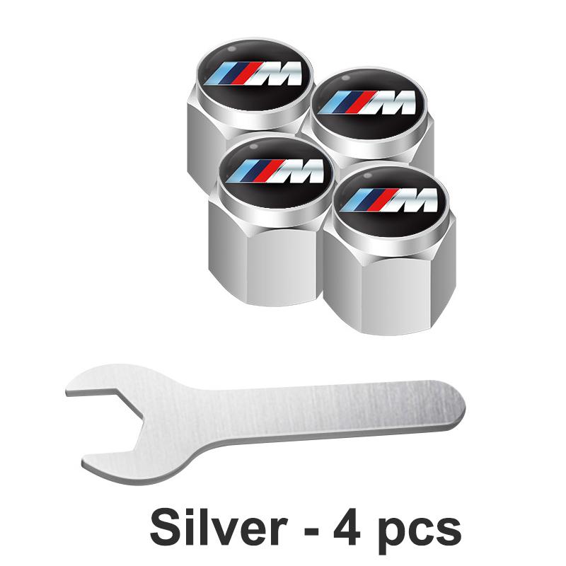 For BMW E30 E38 E39 E46 E60 E61 E90 X5 X6 E70 E83 F30 F32 Car Tire Valve Cap Metal Decoration Sticker Modification Accessories