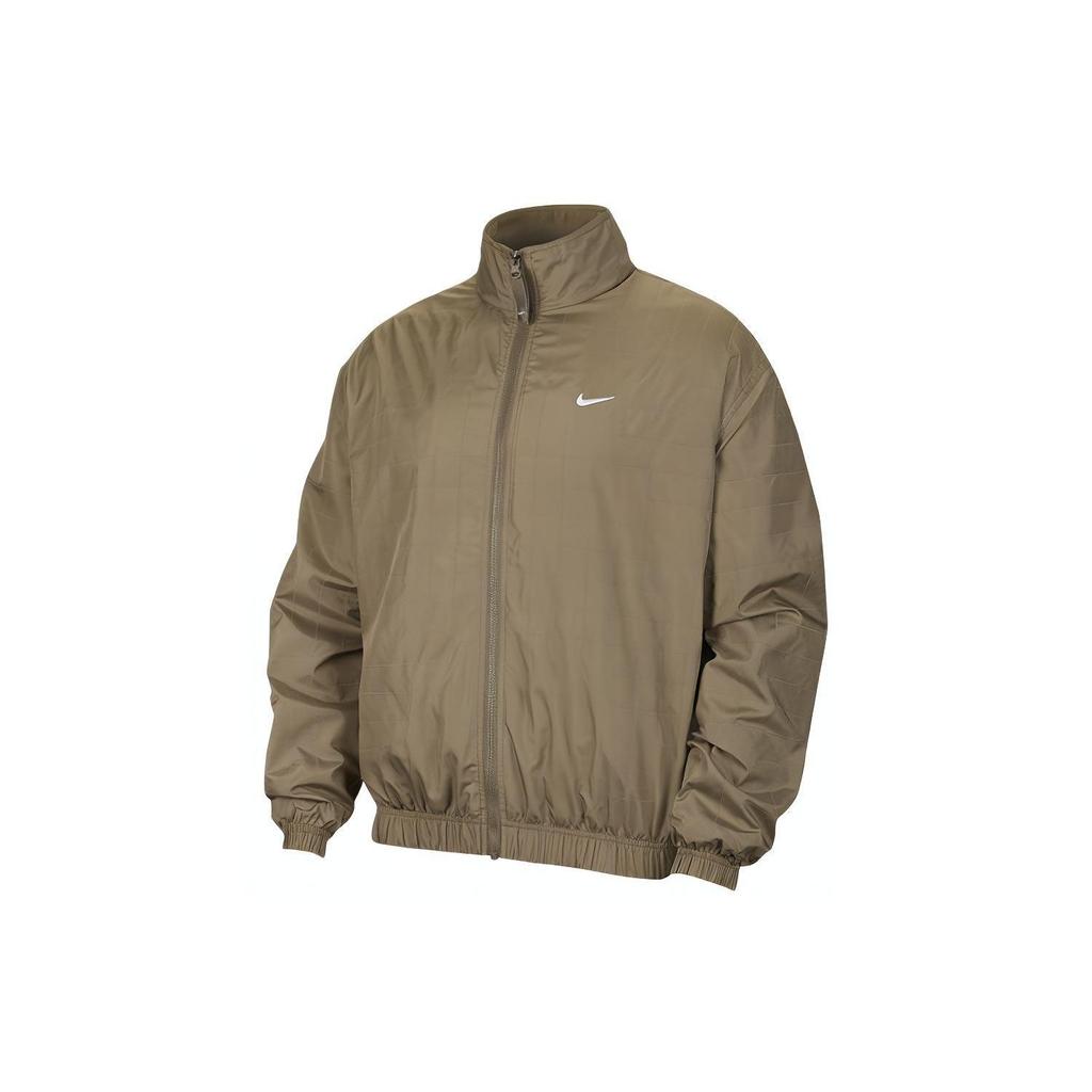 Nike Jackets Men's Olive Gray Stand Collar Moderate Other DA0311-081