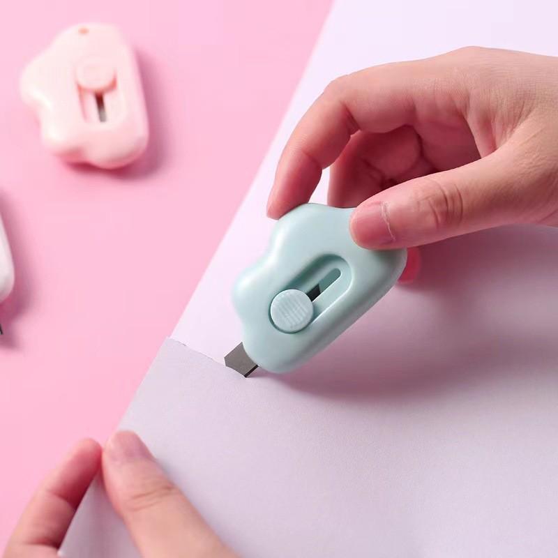 Mini Cute Cloud Utility Knife - Portable, Labor-Saving Paper Cutter for Students and Office Use