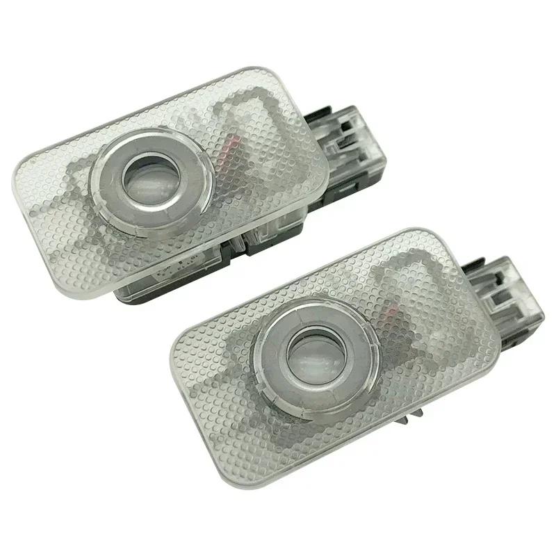 2Pcs LED R Design Logo Emblem Car Door Welcome Lights Laser Projector Lamp for Volvo XC40 XC90 XC60 S90 S60 S80 S80L V40 V90 V60