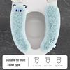 Waterproof Plush Toilet Seat Cover - Thickened for Autumn/Winter 2025