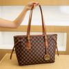 Large capacity portable shoulder messenger bag plaid commuter women's bag casual shoulder bag trendy tote bag casual