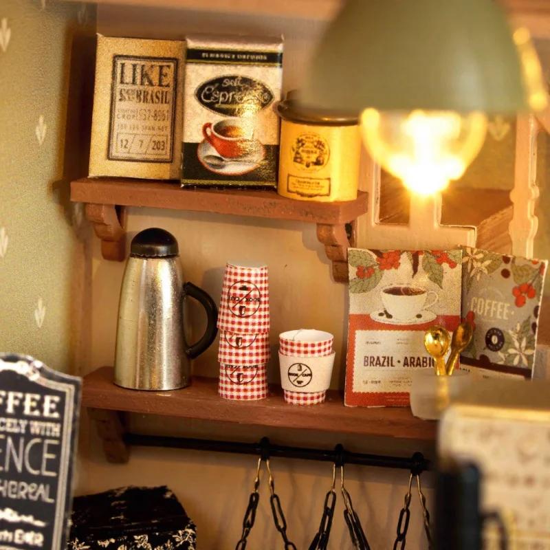 Handmade Mini Villa Model, DIY Cottage, Meet Time Puzzle, Creative Birthday Gift