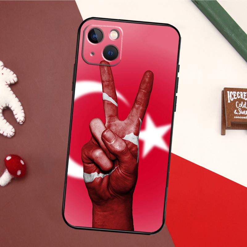 Turkey Turkish Flag Case For iPhone 14 Pro Max 16 15 11 12 13 17 Pro Max mini 15 16 Plus 16e 17 Air Back Cover