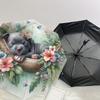 1PC Puppy Flowers Umbrella-8-Rib Reinforced, Automatic Open, Lightweight & Durable, Fashion Accessory for Outdoor-L0371