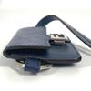 FENDI Bucket type Bag type Key Ring Key Holder Bag Charm charm Leather Navy