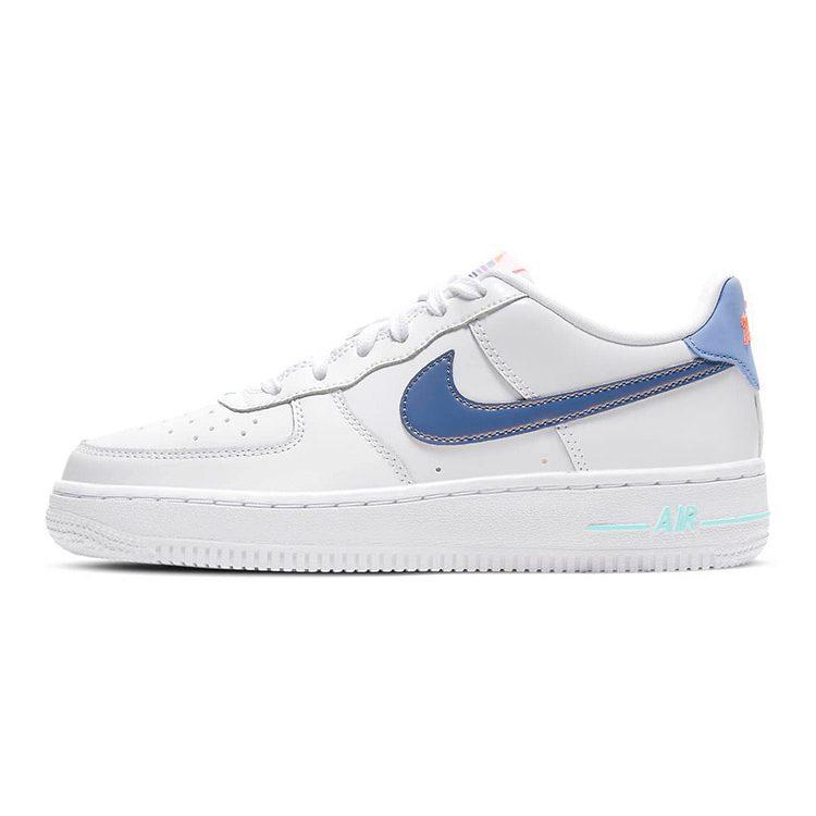 Nike Air Force 1 Low LV8 White Dark Purple GS DC8188-100