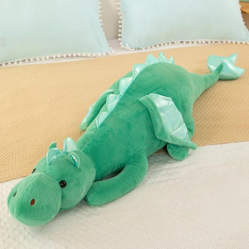 Bambola Drago Volante Piccola da 150 cm Animale Morbido Ripieno Dinosauro Cuscino per Dormire Regali di Natale per Bambini e Ragazze