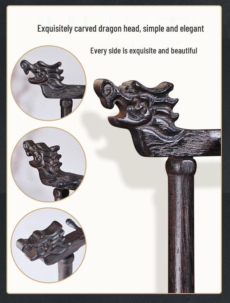 Solid Wood Calligraphy Brush & Pen Holder Stand for Beginners