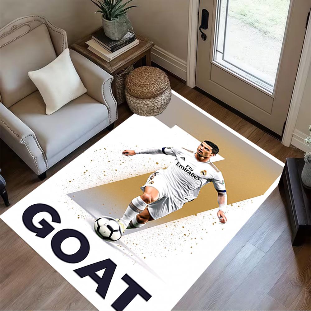 Ronaldo's Number Seven Jersey Area Rug Design for Dining Room Foyer Outdoor Playrooms Anti-slip Rug Office home decor