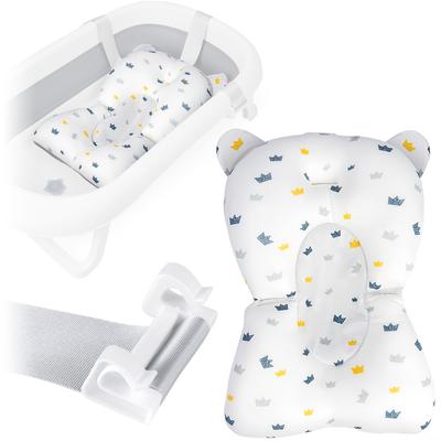 Ricokids Baby Bathtub Cushion, Blue And White