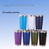 20oz Multicolor Double-Wall 304 Stainless Steel Car Thermos with Lid