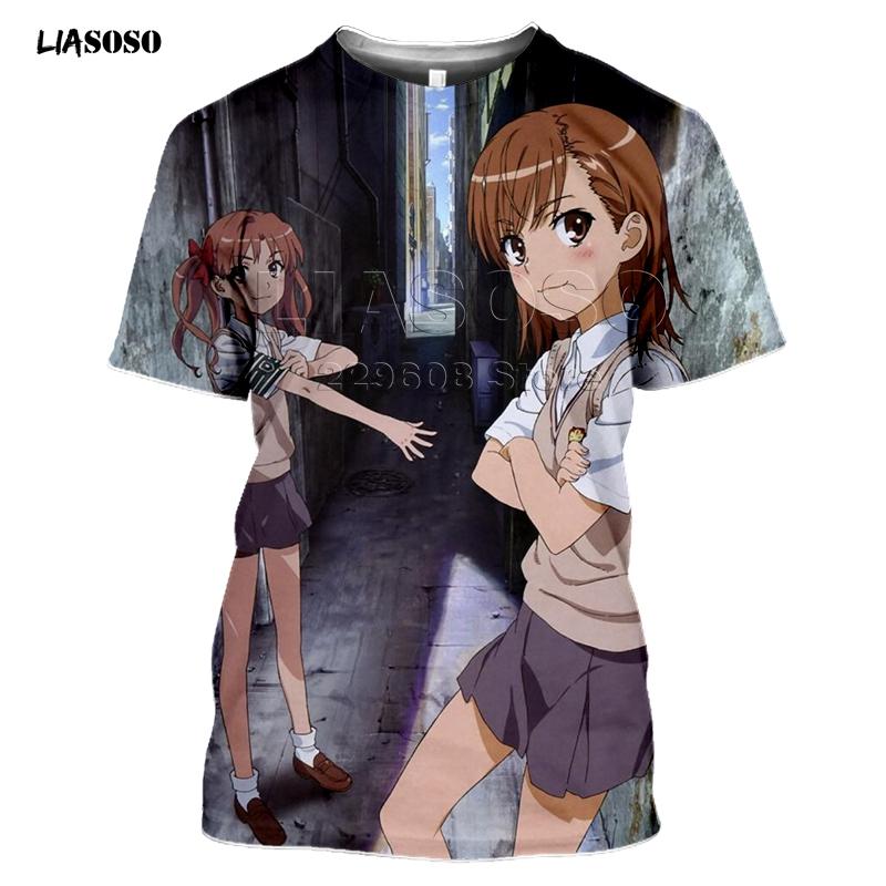 Summer Style T-Shirt Men Women T-shirt 3D Print Anime Game A Certain Scientific Railgun T Harajuku T Shirt Clothing