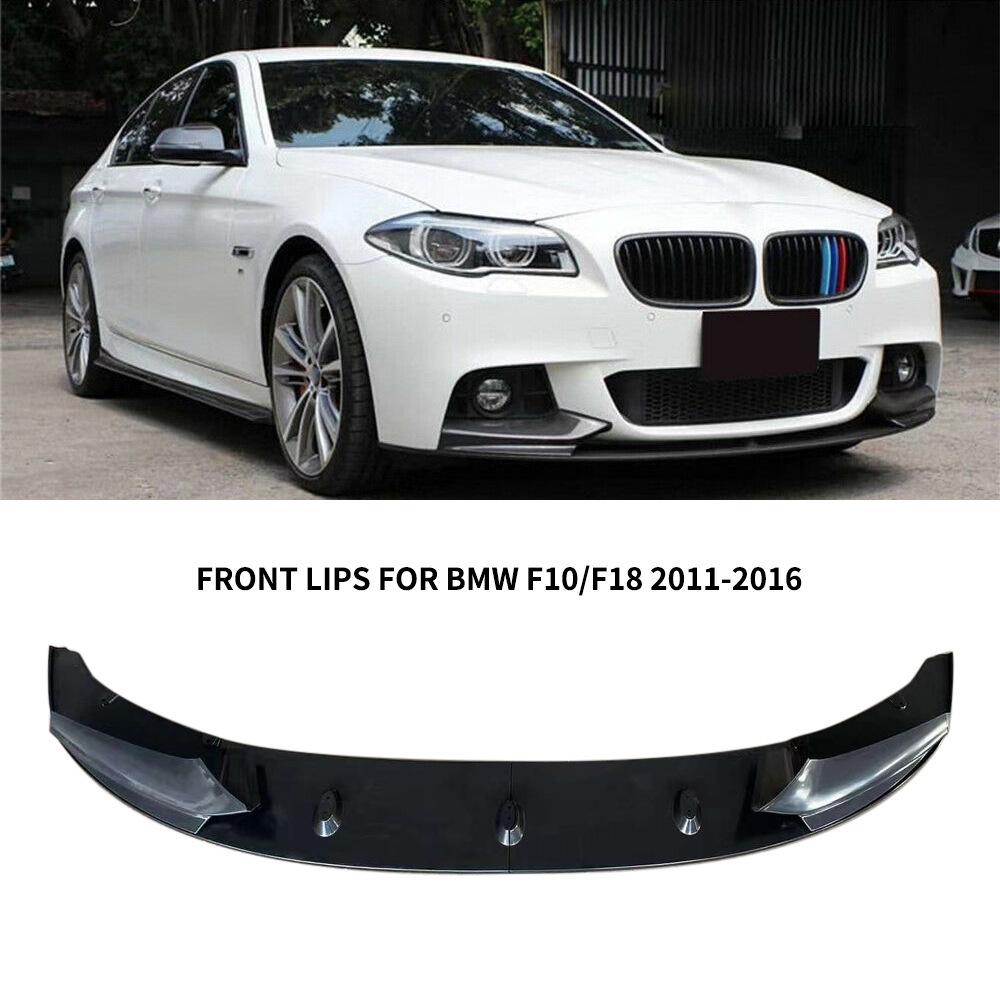 Front Lip Spoiler for 11-16 BMW 5 Series F10/F18 - Modified Bumper Splitter Body Kit