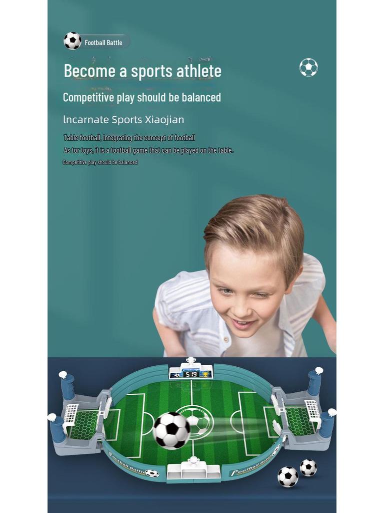 Children's Table Football Double Battle Game: Parent-Child Interactive Desktop Puzzle Competition