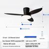 2025 Silent Nordic Ceiling Fan Light for Small Apartments & Bedrooms