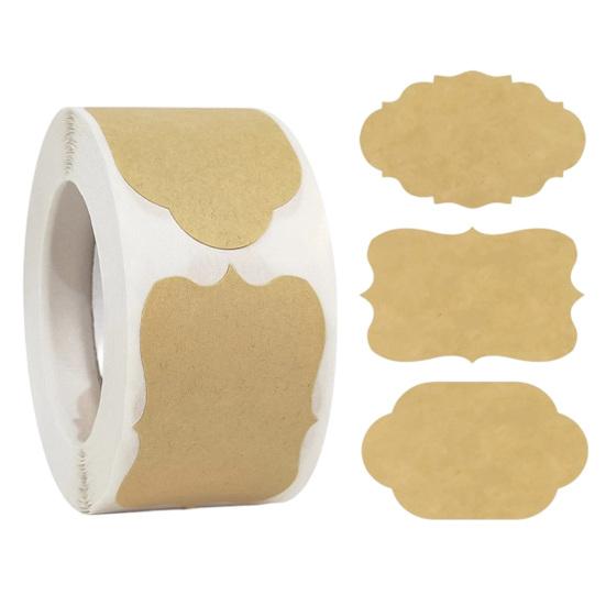 Office Organization Sticker Supplies Blank Label Stickers, Self?Adhesive Gift Tag Stickers 250 Labels Per Roll, Assorted Round for Handmade