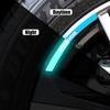 Reflective Car Wheel Rim Stickers Decor Tire Strip Badge Decal Styling For Mazda 2 3 4 5 7 626 CX3 Cx5 RX8 RX3 MX5 Atenza Axela