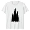 Nature Is My Happy Place Pine TShirt Camping Outdoors Gift For Him And Her