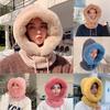 Plush Winter Hat For Women With Windproof Design And Ear Protection For Outdoor Activities