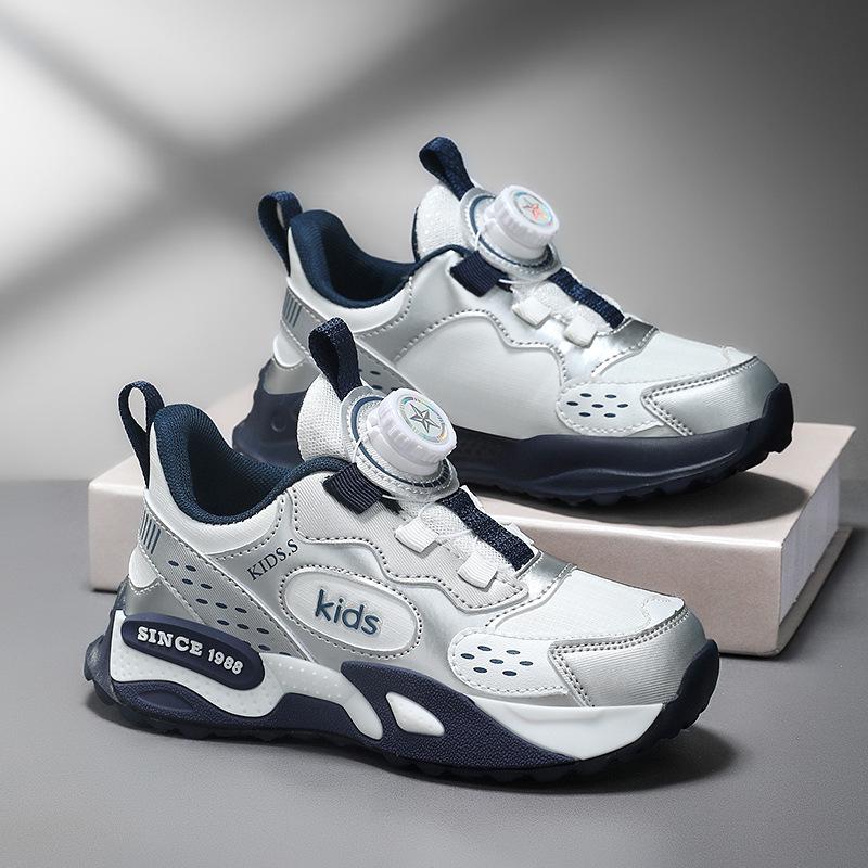 2025 Kids Waterproof Fleece-Lined Running Shoes: Lightweight, Warm Cotton, Leather Surface for Boys & Girls 32