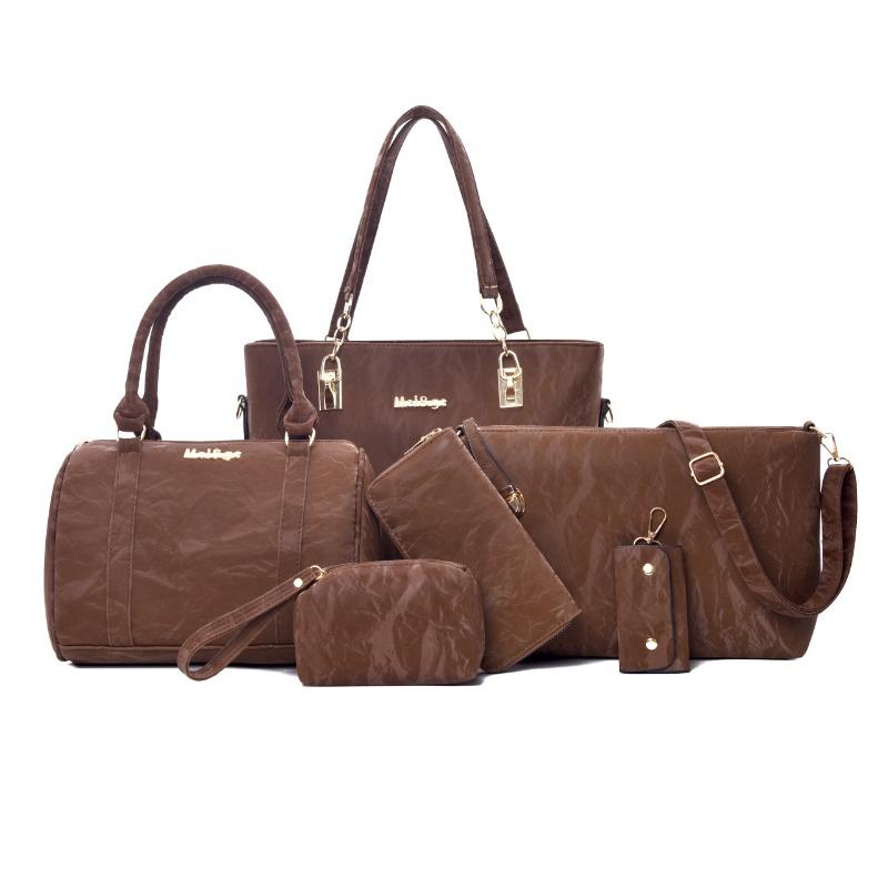 Six-piece Matching Backpack, Handbag, Shoulder Bag, Crossbody Bag