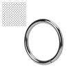 Round Buckle Silver Dog Pet Chest Harness Dog Seat Protector Luggage Accessories Round Buckle