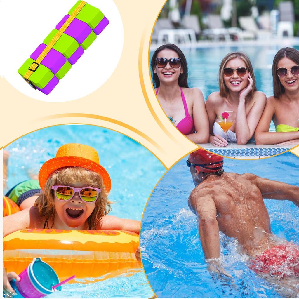 Swimming Belt Jogger Flotation Belt Adjustable Board Lightweight EVA Balance Training Aid For Safety Aquatic Fitness Swimming