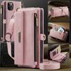 For iPhone 11 Pro Case CASEME C39 RFID Blocking Zipper Wallet Stand Leather Cover with Strap