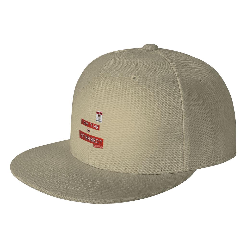 Fashion Chuck  quot I Am the Intersect quot  Flat Brim Sun Hat  Camping Unisex Hat