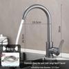 TLXT Gray Kitchen Rotating Telescopic Faucet