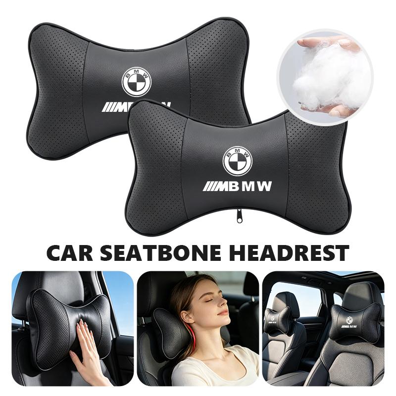 For BMW E88 Car Neck Pillow Seat Headrest Protective Pad Head Lumbar Support For BMW Performance M E87 E30 E46 E28 F35 G20 E93 F20 X3 X