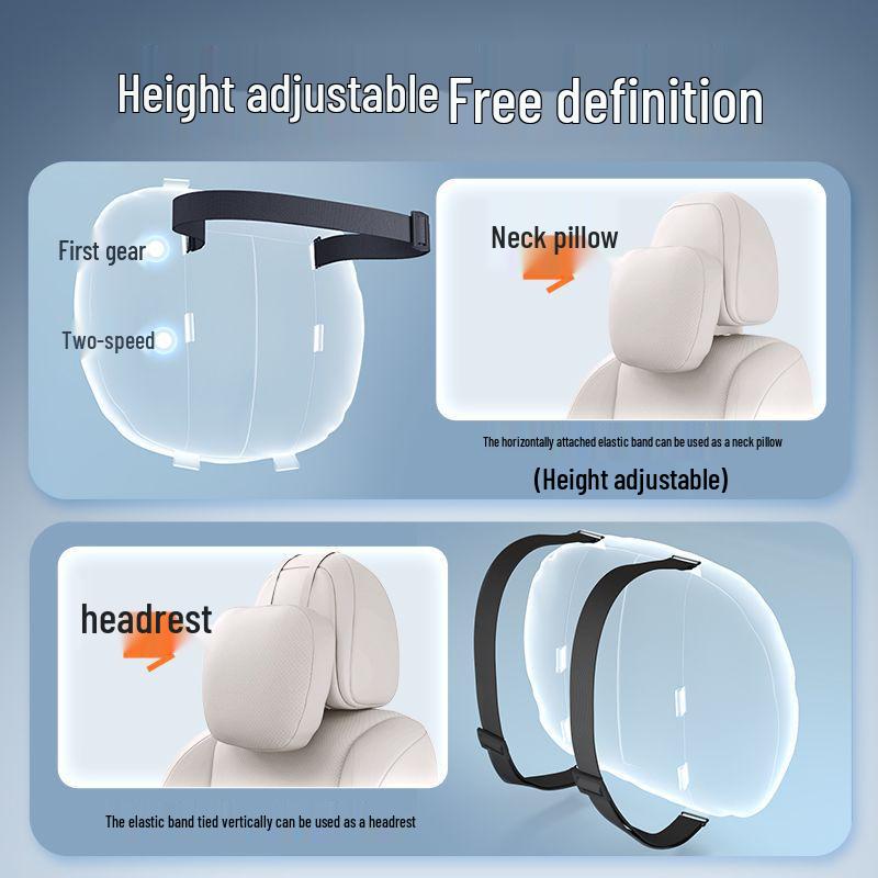 Zeekr LS6 Headrest Lumbar & Neck Support Pillow, Car Interior Essential.