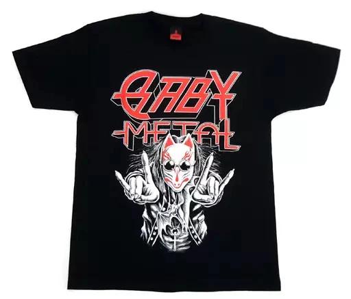 BABYMETAL Madfox T-T-Shirt Black L size Official OZZFEST Japan 2015 T-Shirt S