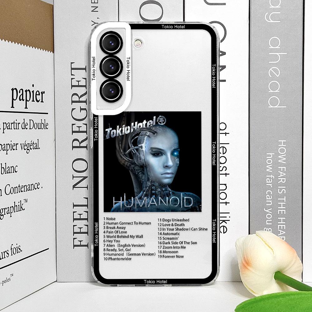 Singer Tom Bill Kaulitz T-tokio Hotel Phone Case for Samsung Galaxy S23 S24 Ultra S21 S22 FE Soft TPU Cover for Samsung S25 Plus