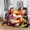 Simpatico cartone animato cane Husky, Samoye, Chihuahua, Koki Pomerania Coperta, morbida coperta per la casa Camera da letto Copridivano Coperta per bambini
