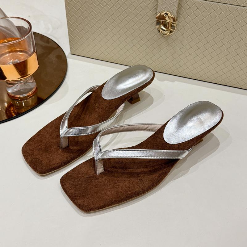 Fashion Summer Women's Fashion Clip Toe Slippers Wedges Heel Slides Designer Party Dress Stripper Shoes