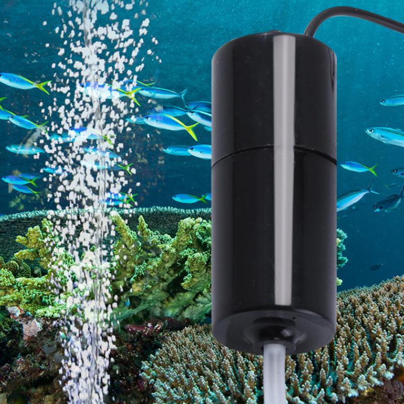 Usb Aquarium Air Pump With Air Stone And Silicone Tube Energy Saving Oxygen Pump For Aquarium Fishing