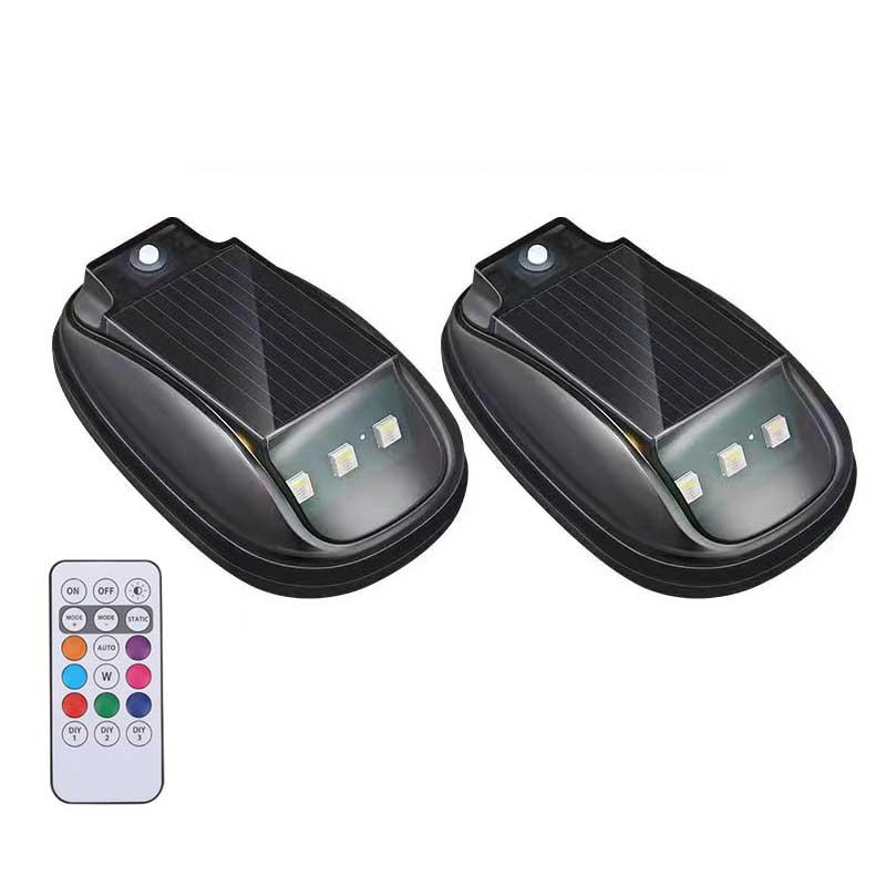 Solar Car Roof Rgb Strobe Light, Solar Cab Lights For Trucks, Wireless No Drill Roof Led Marker Lights