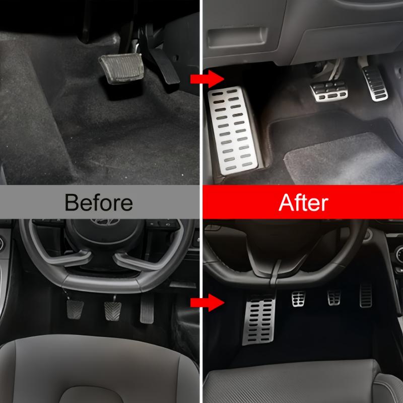 Car Pedals Gas Accelerator Brake Clutch Footrest Pedal Cover for Hyundai Ix25 Creta Accent Verna Solaris for Kia Rio Soul K2 KX3