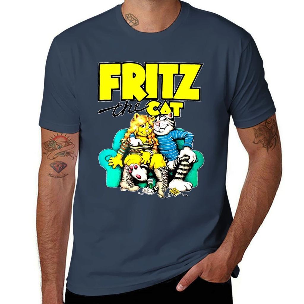 Fritzthecat Tshirt Big Size Short Sleeve Casual Top Tshirt