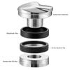 51/53/58 mm Kaffeeverteiler und -stampfer, passend für Kaffee-Nivellierer mit zwei Köpfen, einstellbare Tiefe – Espresso 3 abgewinkelte und flache Tamper