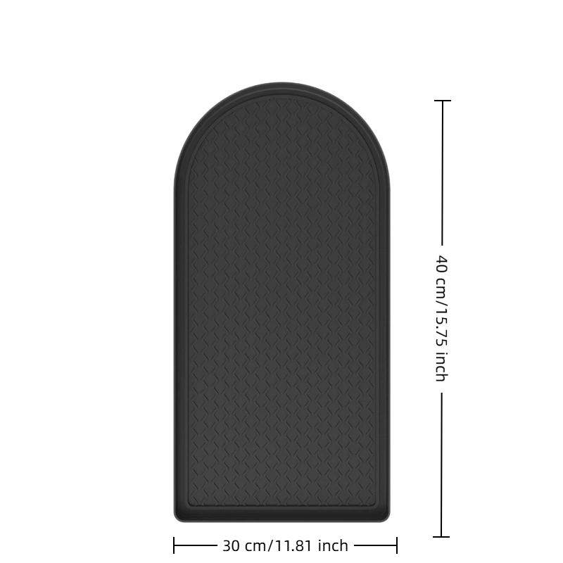 Non-Slip Waterproof Silicone Coffee Mat With Raised Lip For Coffee Machine Kitchen Counter Protector Espresso Maker Drying Mat